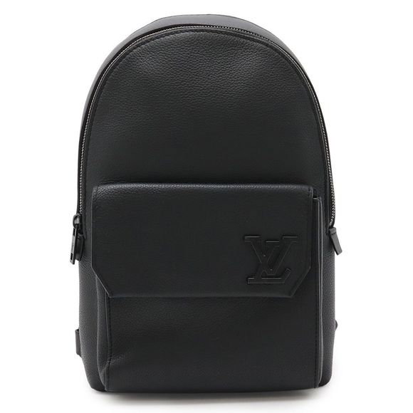 Louis Vuitton LV Aerogram Pilot Sling Bag Body Bag Shoulder Bag Leather Noir - Picture 1 of 9